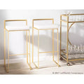 Tabourets de bar contemporains, rembourrés blancs, empilables, structure métallique