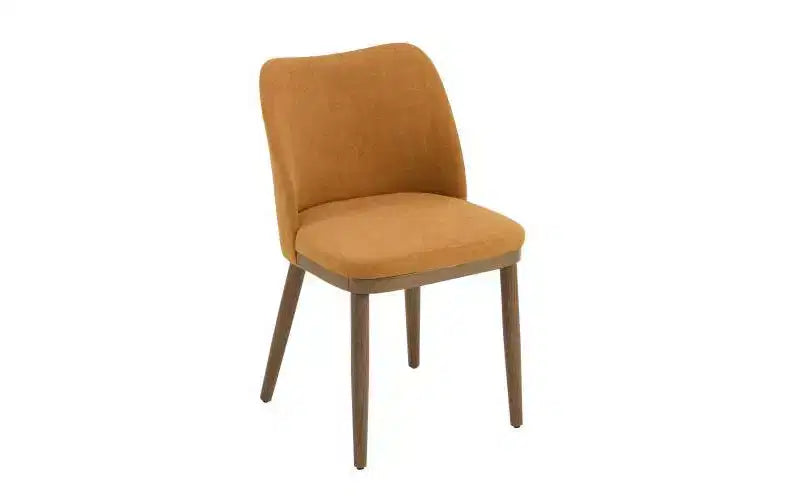 Chaises de salle à manger tapissées en tissu Ginger