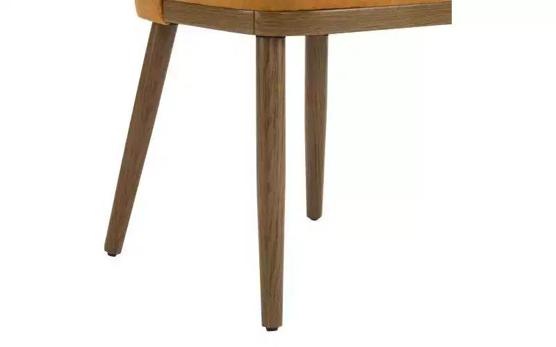 Chaises de salle à manger tapissées en tissu Ginger