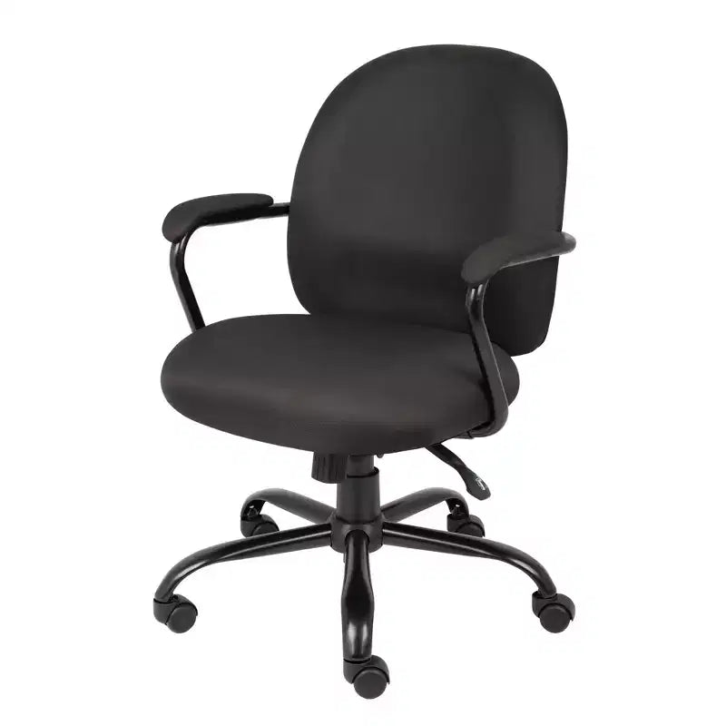 Chaise de travail robuste noire