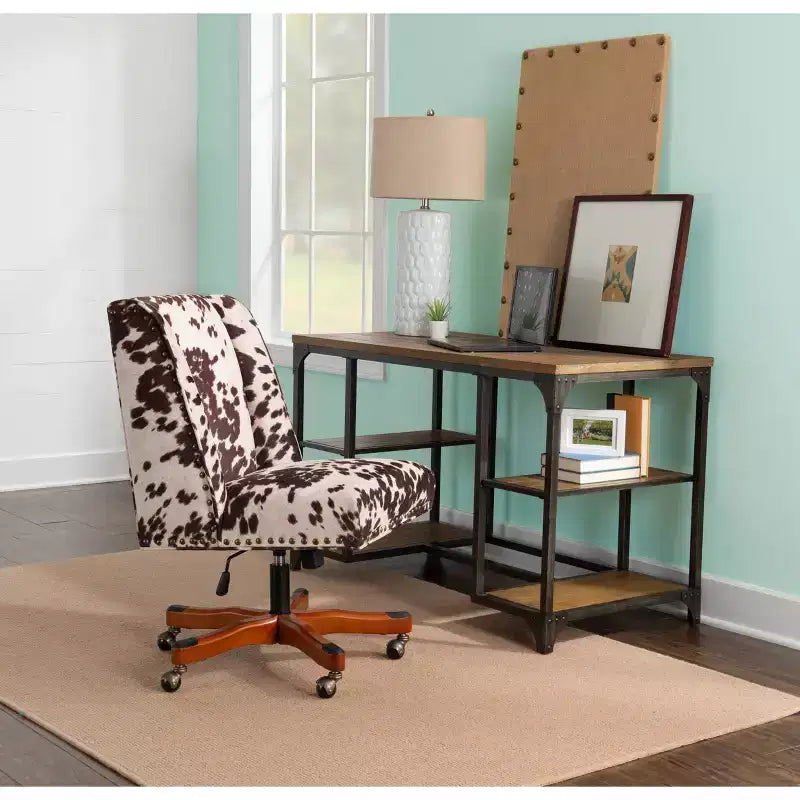 Chaise de Bureau Simple avec Décoration de Rivets