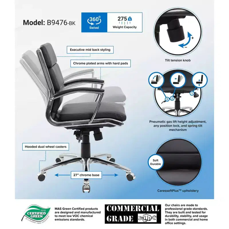 Fauteuil de direction contemporain