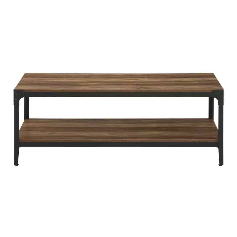 Table basse industrielle en cornière