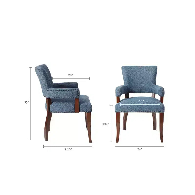 Chaise de salle à manger avec accoudoirs