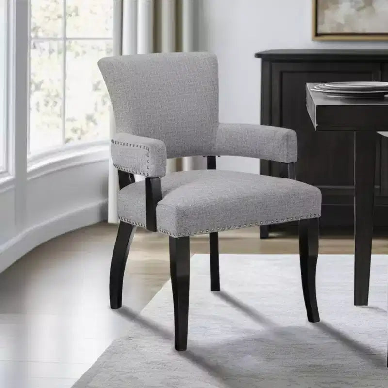 Chaise de salle à manger avec accoudoirs