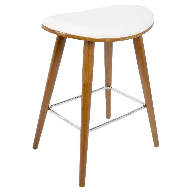 Tabourets de bar à hauteur de comptoir avec assise en similicuir
