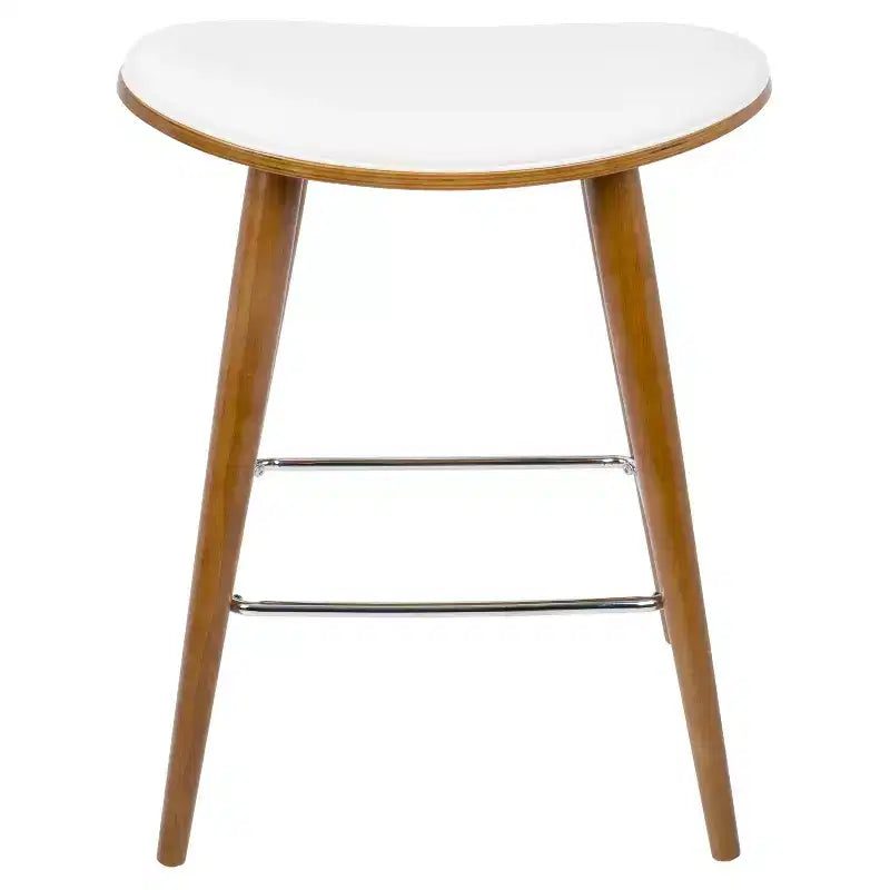 Tabourets de bar à hauteur de comptoir avec assise en similicuir