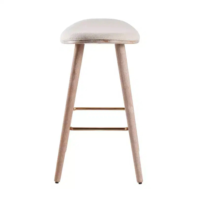 Tabourets de bar à hauteur de comptoir avec assise en similicuir