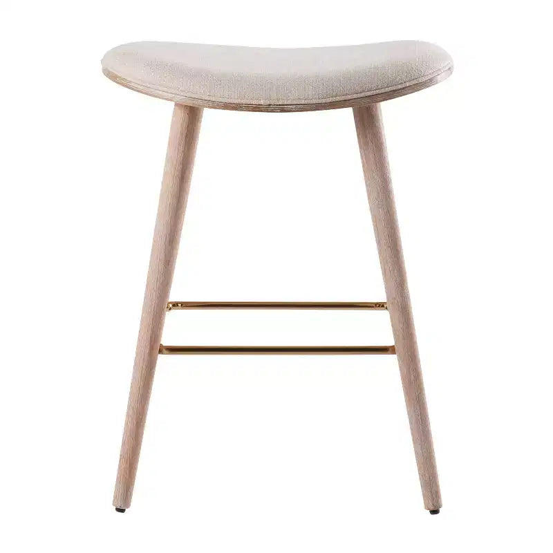 Tabourets de bar à hauteur de comptoir avec assise en similicuir