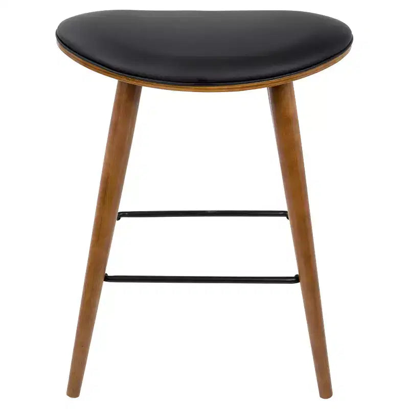 Tabourets de bar à hauteur de comptoir avec assise en similicuir