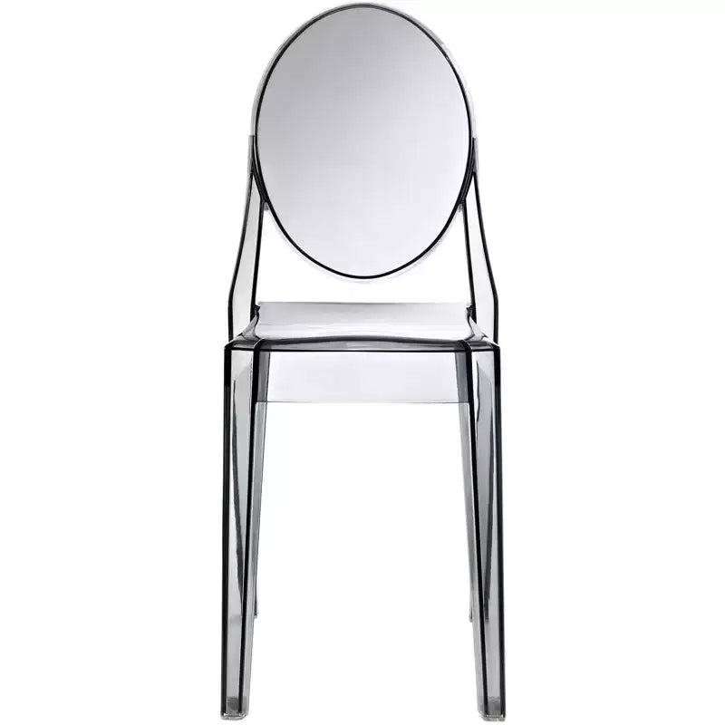 Chaise de salle à manger transparente