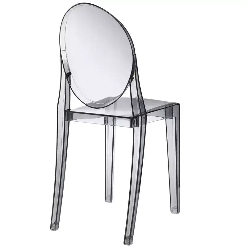 Chaise de salle à manger transparente