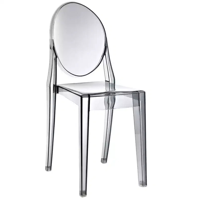 Chaise de salle à manger transparente