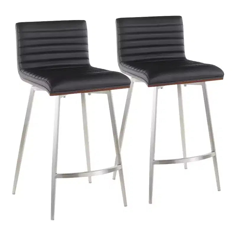 Tabourets de bar contemporains pivotants hauteur comptoir