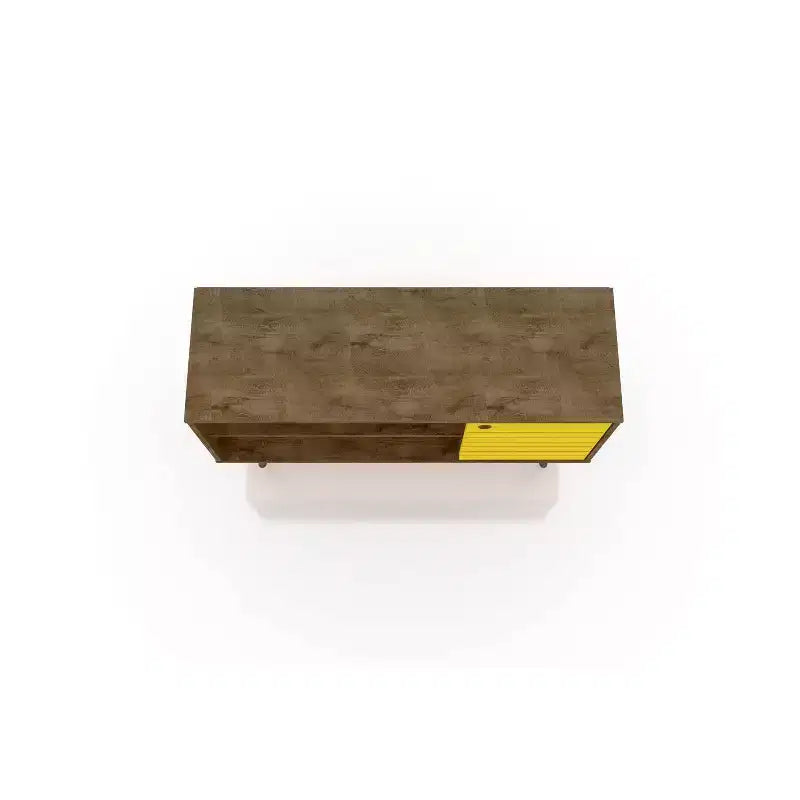 Meuble TV Mid-Century Moderne avec 2 étagères et 1 porte