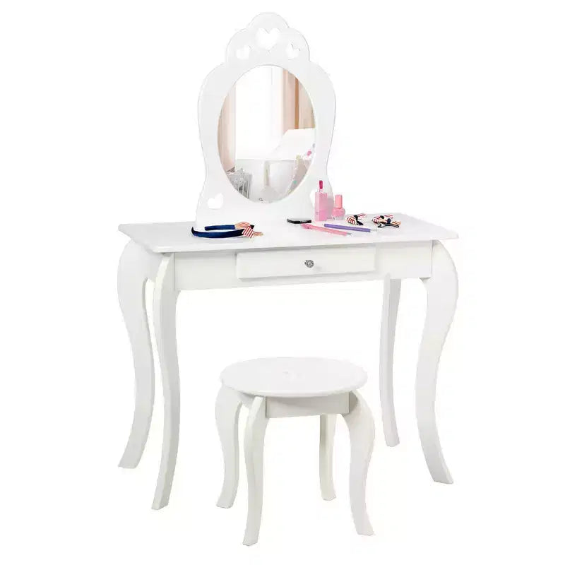 Table de Maquillage Coiffeuse Princesse pour Enfants