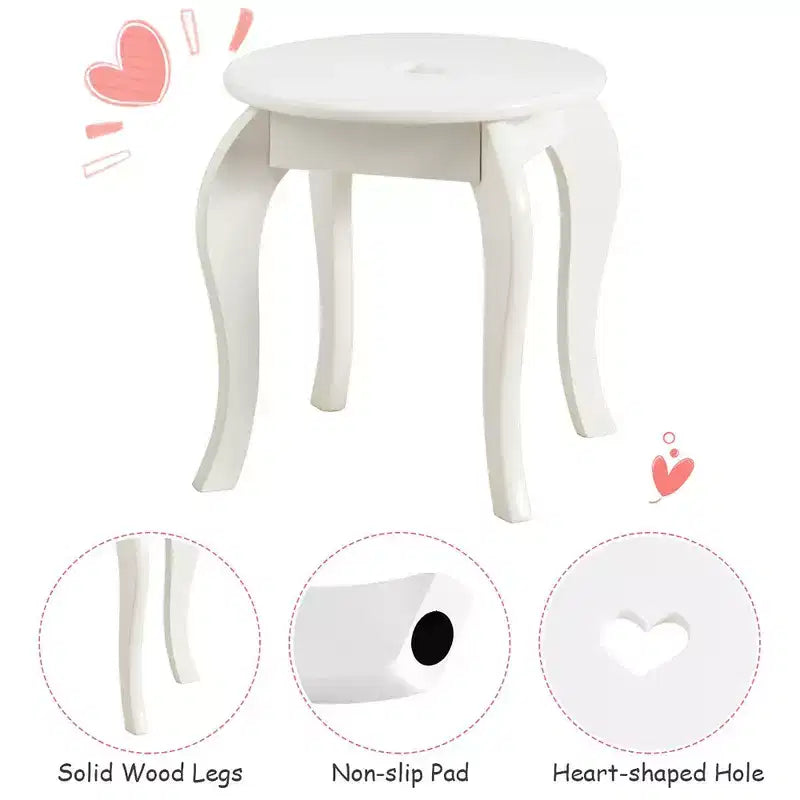 Table de Maquillage Coiffeuse Princesse pour Enfants