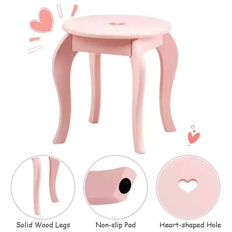 Table de Maquillage Coiffeuse Princesse pour Enfants