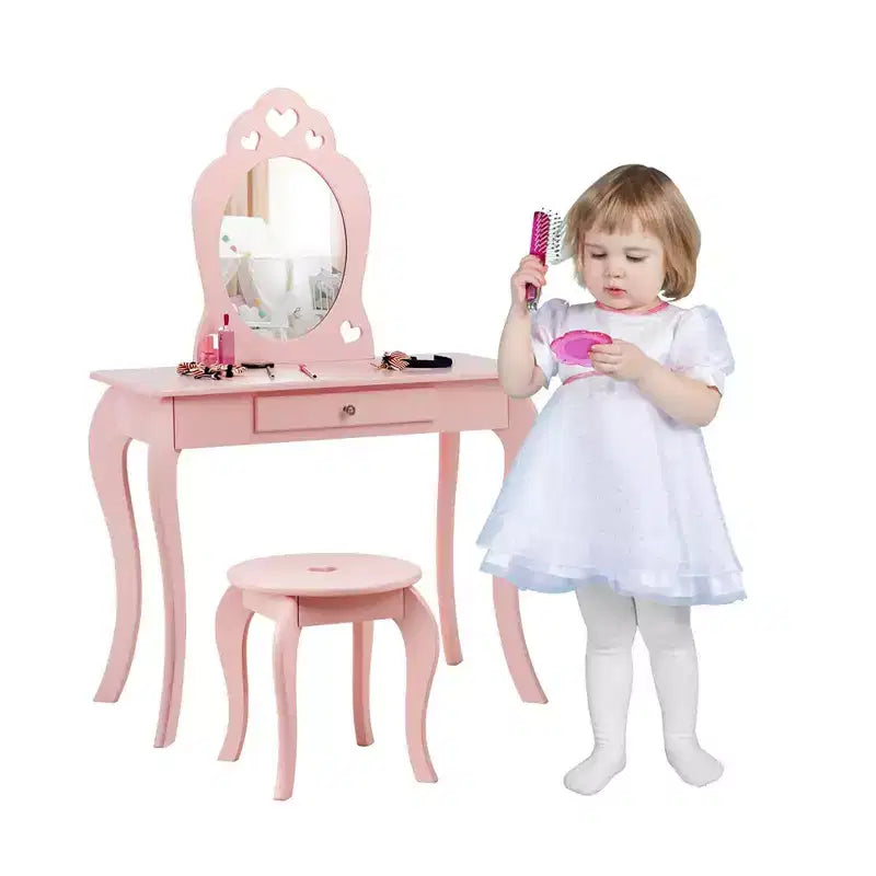 Table de Maquillage Coiffeuse Princesse pour Enfants