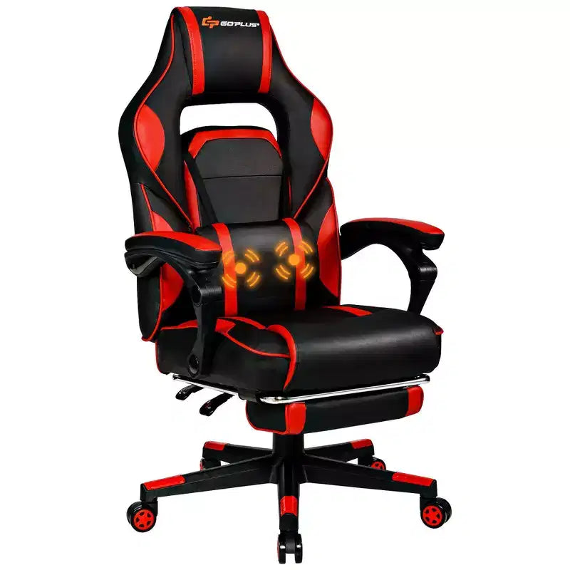 Chaise de bureau gamer inclinable massante