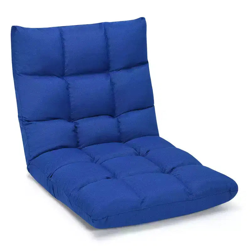 Chaise de sol réglable 14 positions, fauteuil de jeu paresseux pliant, chaise longue