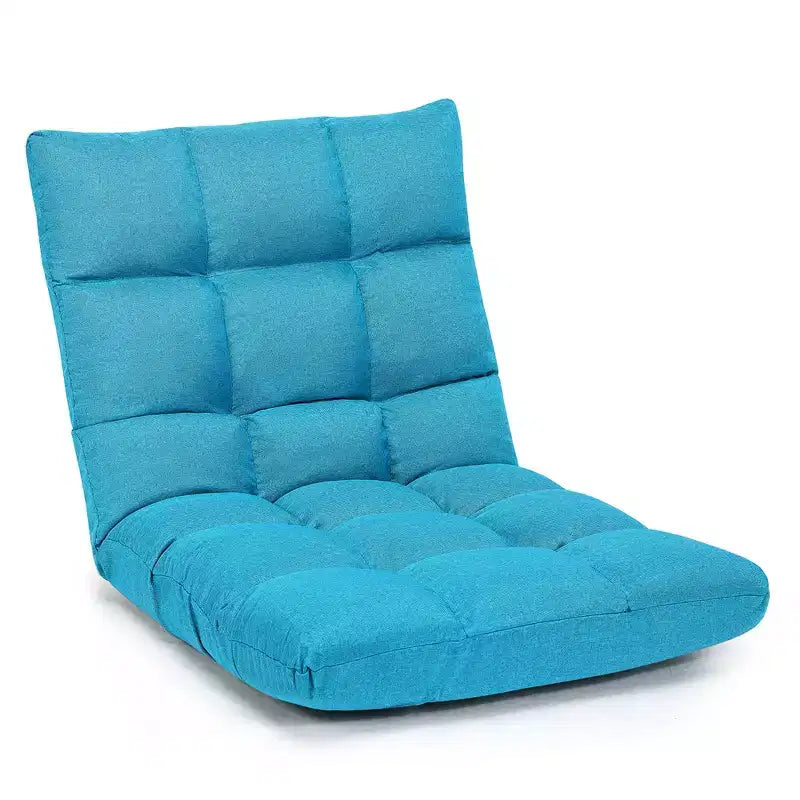 Chaise de sol réglable 14 positions, fauteuil de jeu paresseux pliant, chaise longue