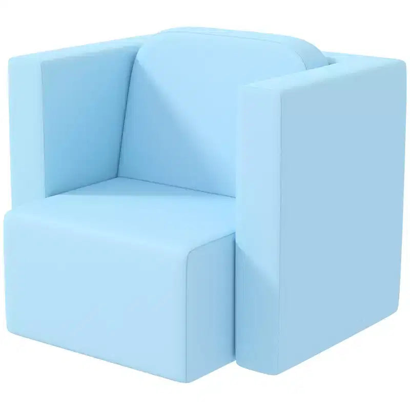 Canapé convertible et table et chaise 2-en-1 multifonctionnel pour enfants