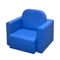 Qaba 2-in-1 Multifunctional Kids Sofa Convertible Table and Chair Set for Boys Girls