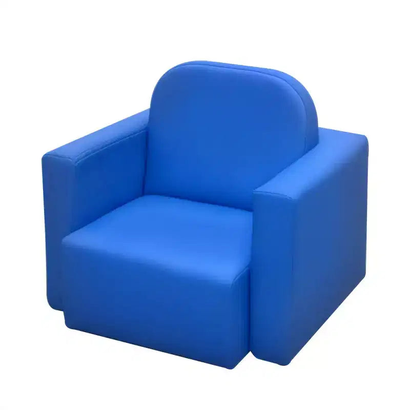 Qaba 2-in-1 Multifunctional Kids Sofa Convertible Table and Chair Set for Boys Girls