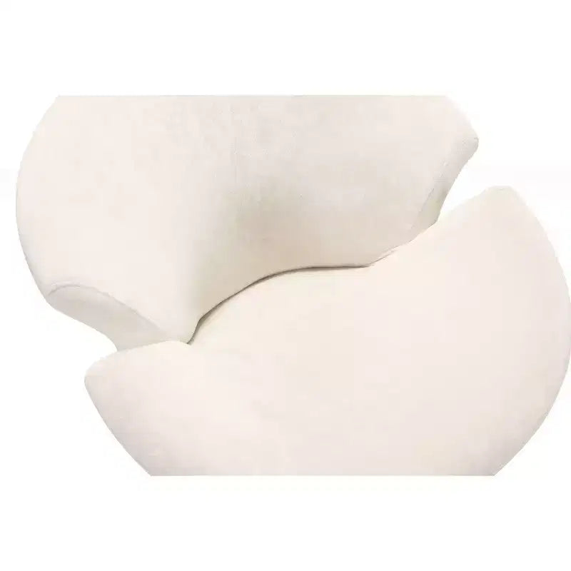 Fauteuil pivotant en velours Tulip