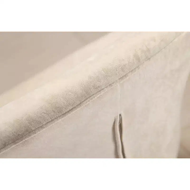 Fauteuil pivotant en velours Tulip