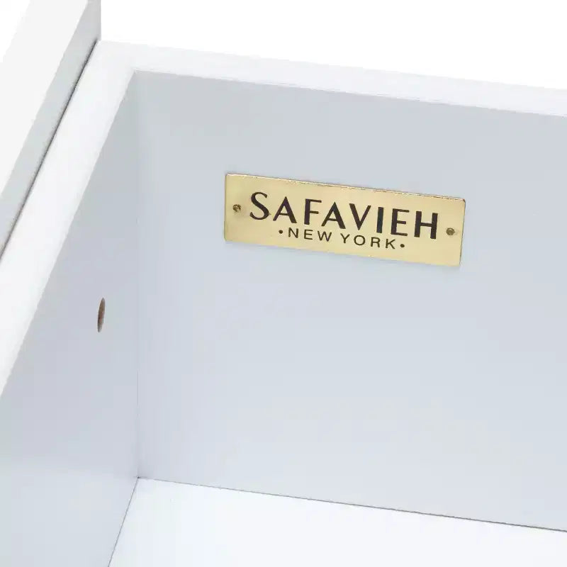 Table de chevet 2 tiroirs blanche