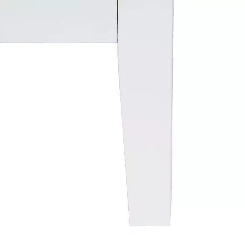 Table de chevet 2 tiroirs blanche