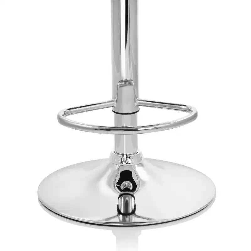 Tabouret de bar en similicuir surpiqué en losanges