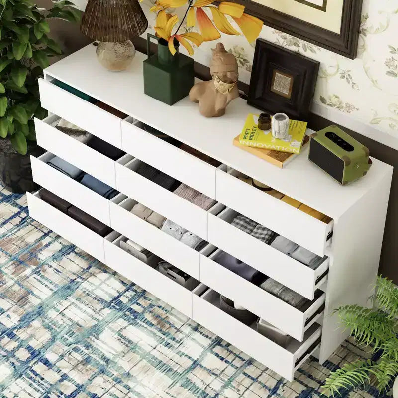 Commode moderne à 12 tiroirs – Épurée