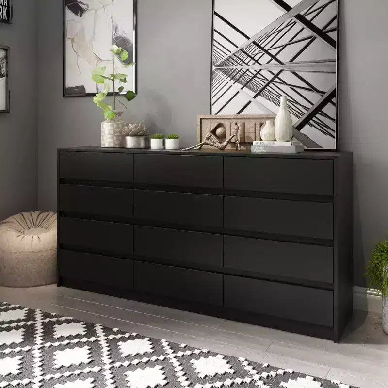 Commode moderne à 12 tiroirs – Épurée