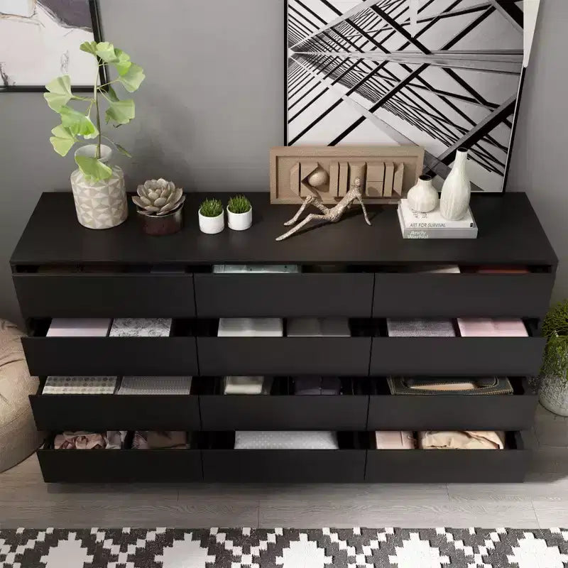 Commode moderne à 12 tiroirs – Épurée