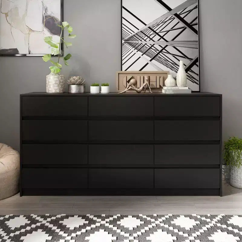 Commode moderne à 12 tiroirs – Épurée