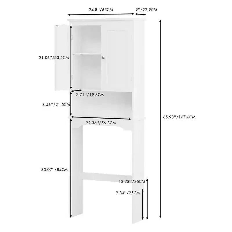 Meuble de rangement au-dessus des toilettes Étagère de rangement peu encombrante pour salle de bain