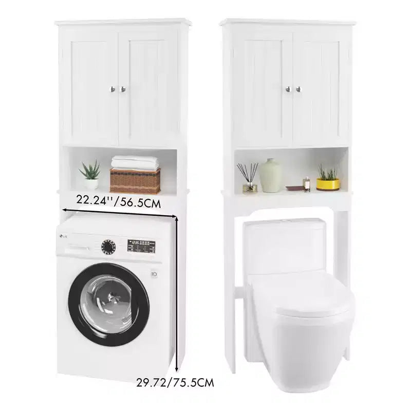 Meuble de rangement au-dessus des toilettes Étagère de rangement peu encombrante pour salle de bain