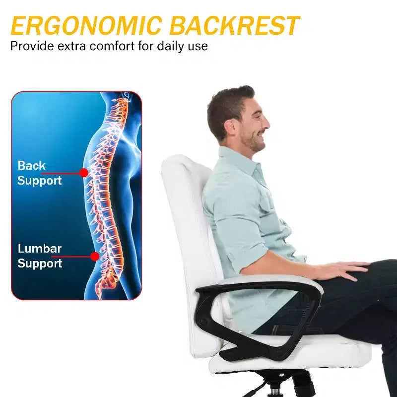 Fauteuil de bureau de direction en cuir PU de qualité supérieure
