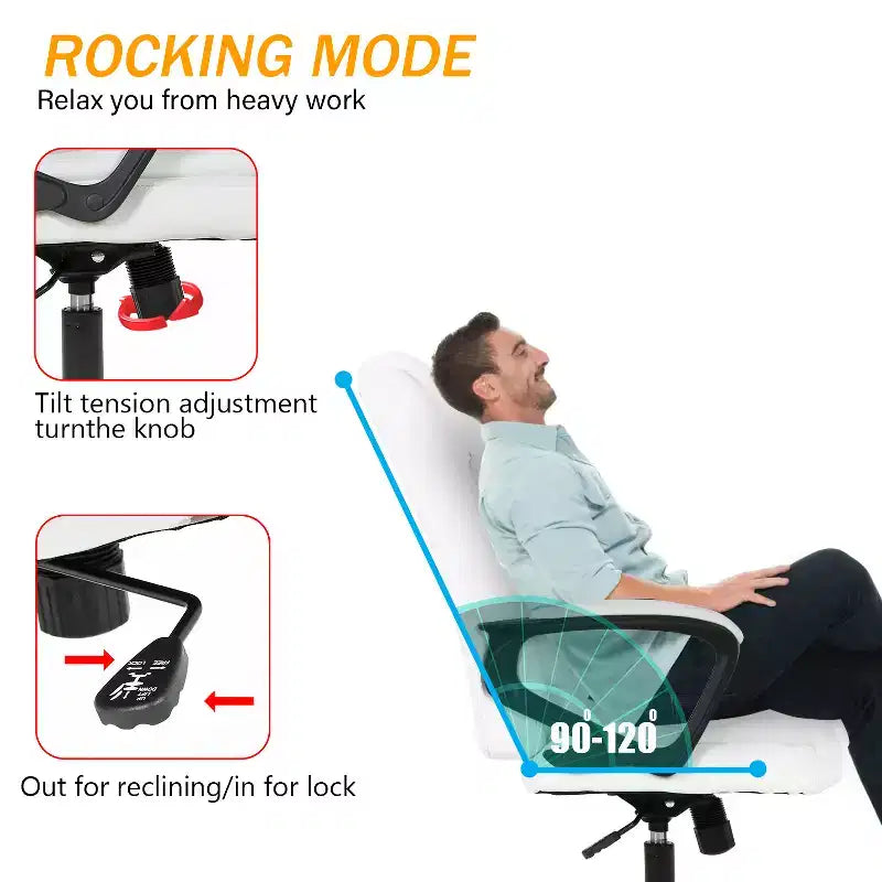 Fauteuil de bureau de direction en cuir PU de qualité supérieure