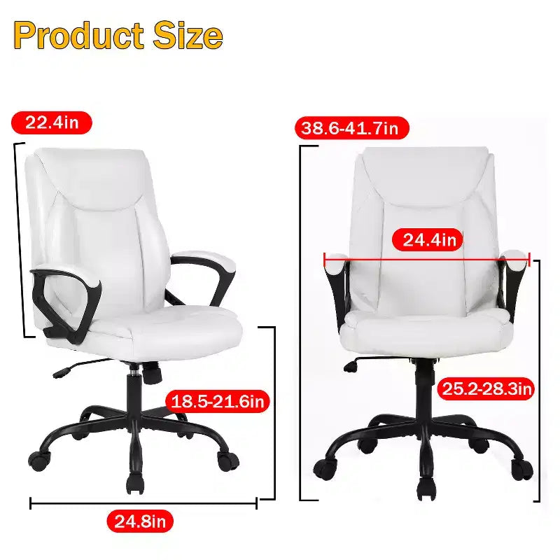 Fauteuil de bureau de direction en cuir PU de qualité supérieure