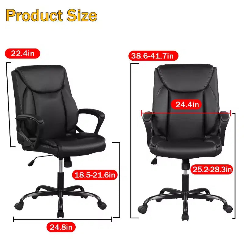 Fauteuil de bureau de direction en cuir PU de qualité supérieure