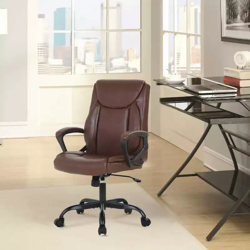 Fauteuil de bureau de direction en cuir PU de qualité supérieure