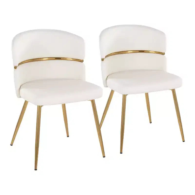 Lot de 2 chaises de salle à manger