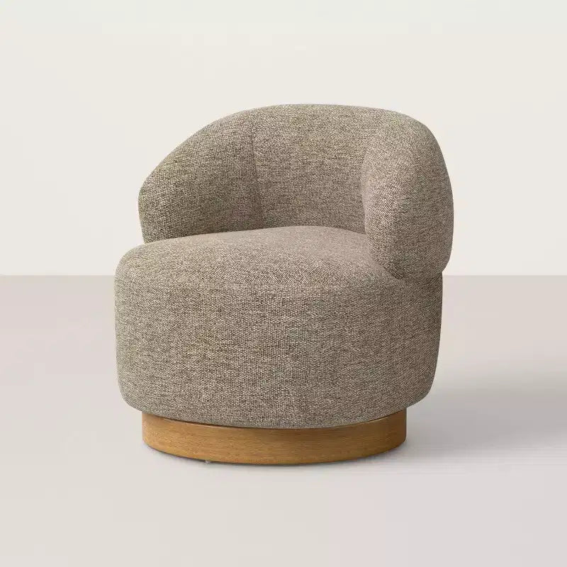 Chaise pivotante avec piétement en étoile